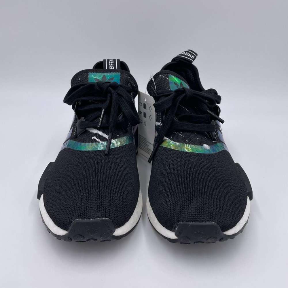 adidas NMD R1 Black / White Womens Shoes - Picture 3 of 8